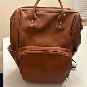 Vegan Leather Diaper Bag / Backpack
